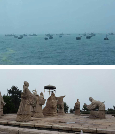 2014年8月1日作风优良、军事过硬～我事务所赴田横边防哨所拥军