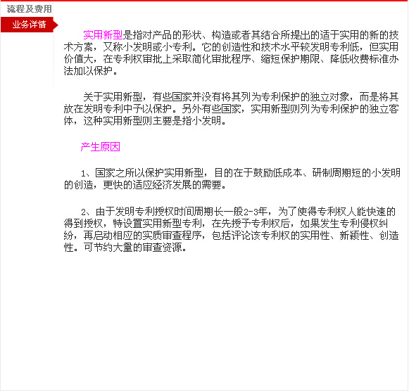 实用新型专利申请